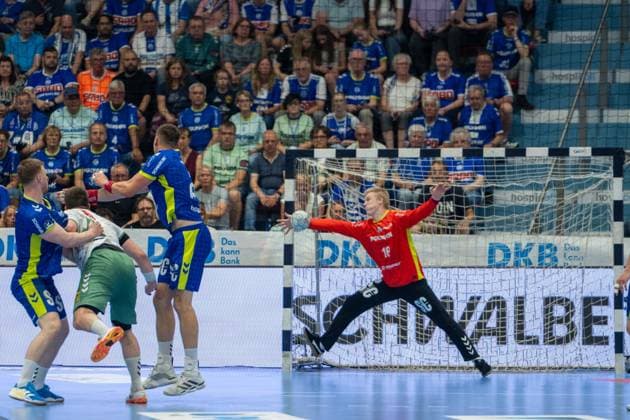 Bertram Obling, Goalkeeper, VfL Gummersbach 16 , VfL Gummersbach vs TSV GWD Minden, Daikin Handball Bundesliga, Men , Matchday 30, 23 05 2026 Gummersbach NRW Germany Copyright: xkolbert-press MartinxWdziecznyx