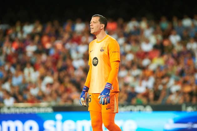 Woijciech Szczesny FC Barcelona during the LaLiga EA Sports match between Valencia CF and FC Barcelona at Estadio de Mestalla on May 23, 2026 in Valencia, Spain Photo by Maria Jose Segovia DeFodi Images