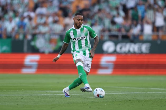 ESP LaLiga EA Sports Real Betis v Levante UD Natan Bernardo De Souza of Real Betis in action during LaLiga EA Sports, between Real Betis v Levante UD played at La Cartuja Stadium, Sevilla on May 23rd, 2026 in Spain Sevilla Spain Futbol Copyright: xRafaelxRomanx xAgenciaxLOFx