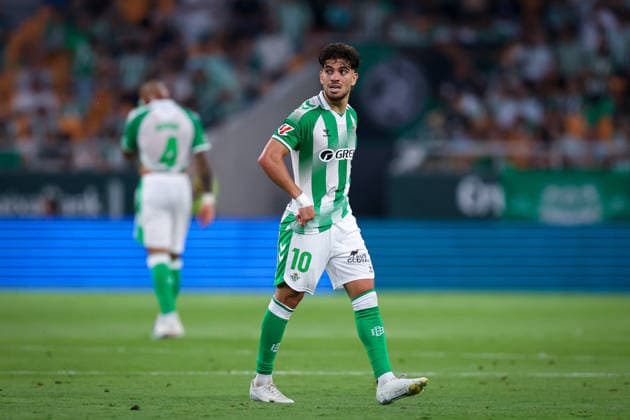 ESP LaLiga EA Sports Real Betis v Levante UD Abdessamad Ezzalzouli of Real Betis during LaLiga EA Sports, between Real Betis v Levante UD played at La Cartuja Stadium, Sevilla on May 23rd, 2026 in Spain Sevilla Spain Football Copyright: xRafaelxRomanx xAgenciaxLOFx