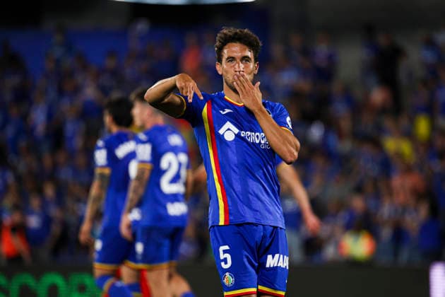 Getafe vs Osasuna, on the 38th matchday of the 2025 26 Spanish First Division May 23, 2026, Getafe, Madrid, Spain Luis Milla celebrates his goal during the Spanish championship LaLiga football match between Getafe and Osasuna on 23 May 2026 at Estadio El Coliseum in Getafe, Madrid, Spain Madrid Madrid Madrid Spain Copyright: xAlejandroxMatiasx