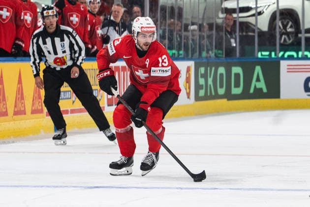 ZURICH, ZURICH - MAY 23: Nico Hischier of Switzerland during the 2026 IIHF World Championship, WM, Weltmeisterschaft Preliminary Round Group A match between Switzerland and Hungary at Swiss Life Arena on May 23, 2026 in Zurich, Zurich, Switzerland. Copyright: xLivioxBaeriswylx xSPPx Sportspressphoto_152951