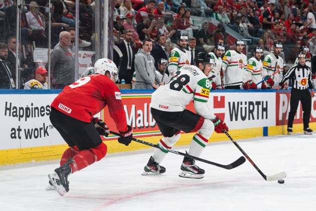 ZURICH, ZURICH - MAY 23: During the 2026 IIHF World Championship, WM, Weltmeisterschaft Preliminary Round Group A match between Switzerland and Hungary at Swiss Life Arena on May 23, 2026 in Zurich, Zurich, Switzerland. Copyright: xLivioxBaeriswylx xSPPx Sportspressphoto_152958