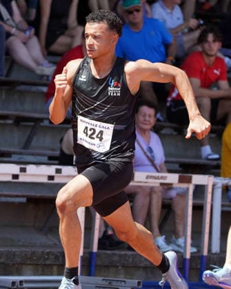 Athletics, athletics, B U S Kurpfalz Gala , 23 05 2026 , Sepp Herberger Stadion Weinheim, 100 MJ U20 Stewart Tyress TSV Amicitia Viernheim 1906 09