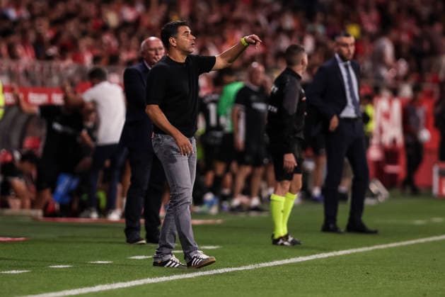 May 23, 2026, Girona, Girona, SPAIN: Michel, head coach of Girona FC, gestures during the Spanish league, LaLiga EA Sports, football match played between Girona FC and Elche CF at Montilivi stadium on May 23, 2026 in Girona, Spain. Girona FC V Elche CF - LaLiga EA Sports - ZUMAa181 20260523_zaa_a181_337 Copyright: xJavierxBorregox