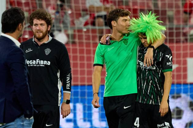 ESP LaLiga EA Sports Girona v Elche CF elche celebrates during LaLiga EA Sports, between Girona v Elche CF played at Montilivi Stadium in Girona on May 23rd, 2026 in Spain Girona CATALUNYA Spain Futbol Copyright: xEddyxKelelex xAgenciaxLOFx