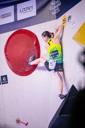 23 05 2026 Climbing Bouldering World Climbing Series Bern 2026 Final Women Oceania Mackenzie AUS Bern Bern Expo Switzerland