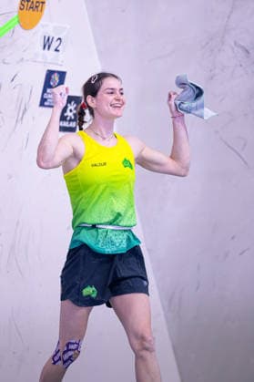 23 05 2026 Climbing Bouldering World Climbing Series Bern 2026 Final Women Oceania Mackenzie AUS Bern Bern Expo Switzerland