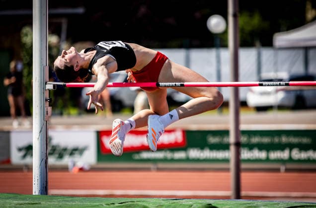 B S Kurpfalz Gala Weinheim, 23 05 2026 Amelie Essig GER Unterländer LG in the womens high jump B S Kurpfalz Gala on 23 05 2026 at the Sepp Herberger Stadium in Weinheim Baden Württemberg Copyright: xBEAUTIFULxSPORTS R.xSchmittx