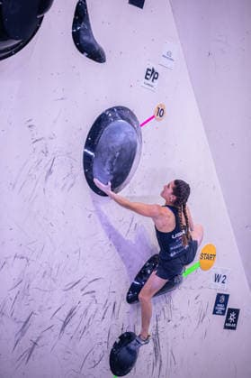 23 05 2026 Climbing Bouldering World Climbing Series Bern 2026 Final Women Brooke Raboutou USA Bern Bern Expo Switzerland