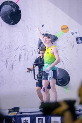23 05 2026 Climbing Bouldering World Climbing Series Bern 2026 Final Women Oceania Mackenzie AUS Bern Bern Expo Switzerland