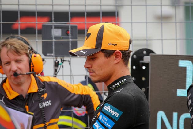 IPA85024370 - (1) Lando Norris (GBR) - McLaren Mastercard F1 Team - McLaren MCL40 - Mercedes during the Sprint Race of Formula 1 AWS Canadian Grand Prix 2026 at Circuit Gilles Villeneuve in Montreal, Canada. Round 7 of the 2026 FIA Formula One World Championship, WM, Weltmeisterschaft held May 22-24, 2026. The Circuit Gilles Villeneuve on Ile Notre-Dame in Montreal, named after the legendary Ferrari driver, hosts the Sprint format for the seventh round. This event weekend features the F1 Sprint format, with a Sprint Shootout and Sprint Race in addition to the standard qualifying session and Grand Prix. during Formula 1 AWS Canadian Grand Prix 2026 - Round 7 - Circuit Gilles Villeneuve, Formula 1 Championship in , , May 23 2026  Copyright: xStefanoxFacchin xAlessioxDexMarcox xAvens-images.com AvensImages IPAxSportx xx 85024370