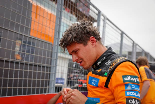 IPA85024515 - (1) Lando Norris (GBR) - McLaren Mastercard F1 Team - McLaren MCL40 - Mercedes during the Sprint Race of Formula 1 AWS Canadian Grand Prix 2026 at Circuit Gilles Villeneuve in Montreal, Canada. Round 7 of the 2026 FIA Formula One World Championship, WM, Weltmeisterschaft held May 22-24, 2026. The Circuit Gilles Villeneuve on Ile Notre-Dame in Montreal, named after the legendary Ferrari driver, hosts the Sprint format for the seventh round. This event weekend features the F1 Sprint format, with a Sprint Shootout and Sprint Race in addition to the standard qualifying session and Grand Prix. during Formula 1 AWS Canadian Grand Prix 2026 - Round 7 - Circuit Gilles Villeneuve, Formula 1 Championship in , , May 23 2026  Copyright: xStefanoxFacchin xAlessioxDexMarcox xAvens-images.com AvensImages IPAxSportx xx 85024515