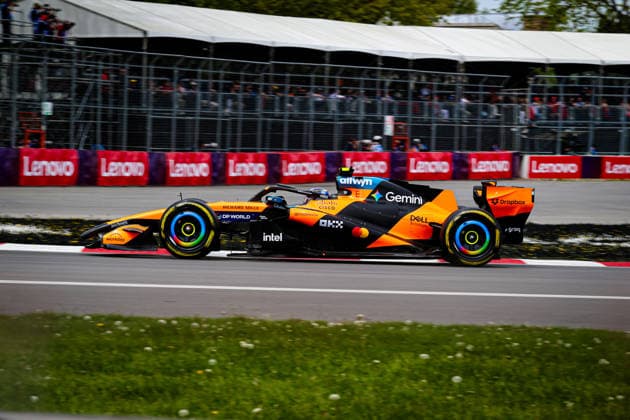 IPA85024417 - (1) Lando Norris (GBR) - McLaren Mastercard F1 Team - McLaren MCL40 - Mercedes during the Sprint Race of Formula 1 AWS Canadian Grand Prix 2026 at Circuit Gilles Villeneuve in Montreal, Canada. Round 7 of the 2026 FIA Formula One World Championship, WM, Weltmeisterschaft held May 22-24, 2026. The Circuit Gilles Villeneuve on Ile Notre-Dame in Montreal, named after the legendary Ferrari driver, hosts the Sprint format for the seventh round. This event weekend features the F1 Sprint format, with a Sprint Shootout and Sprint Race in addition to the standard qualifying session and Grand Prix. during Formula 1 AWS Canadian Grand Prix 2026 - Round 7 - Circuit Gilles Villeneuve, Formula 1 Championship in , , May 23 2026  Copyright: xStefanoxFacchin xAlessioxDexMarcox xAvens-images.com AvensImages IPAxSportx xx 85024417