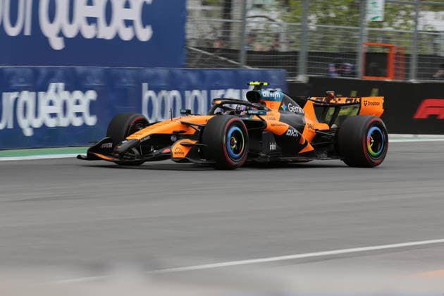 IPA85024617 - (1) Lando Norris (GBR) - McLaren Mastercard F1 Team - McLaren MCL40 - Mercedes during the Qualify of Formula 1 AWS Canadian Grand Prix 2026 at Circuit Gilles Villeneuve in Montreal, Canada. Round 7 of the 2026 FIA Formula One World Championship, WM, Weltmeisterschaft held May 22-24, 2026. The Circuit Gilles Villeneuve on Ile Notre-Dame in Montreal, named after the legendary Ferrari driver, hosts the Sprint format for the seventh round. This event weekend features the F1 Sprint format, with a Sprint Shootout and Sprint Race in addition to the standard qualifying session and Grand Prix. during Formula 1 AWS Canadian Grand Prix 2026 - Round 7 - Circuit Gilles Villeneuve, Formula 1 Championship in , , May 23 2026  Copyright: xStefanoxFacchin xAlessioxDexMarcox xAvens-images.com AvensImages IPAxSportx xx 85024617