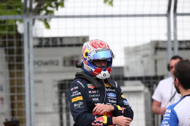 IPA85024639 - (3) Max Verstappen (NED) - Oracle Red Bull Racing - Red Bull RB22 - Red Bull Ford during the Qualify of Formula 1 AWS Canadian Grand Prix 2026 at Circuit Gilles Villeneuve in Montreal, Canada. Round 7 of the 2026 FIA Formula One World Championship, WM, Weltmeisterschaft held May 22-24, 2026. The Circuit Gilles Villeneuve on Ile Notre-Dame in Montreal, named after the legendary Ferrari driver, hosts the Sprint format for the seventh round. This event weekend features the F1 Sprint format, with a Sprint Shootout and Sprint Race in addition to the standard qualifying session and Grand Prix. during Formula 1 AWS Canadian Grand Prix 2026 - Round 7 - Circuit Gilles Villeneuve, Formula 1 Championship in , , May 23 2026  Copyright: xStefanoxFacchin xAlessioxDexMarcox xAvens-images.com AvensImages IPAxSportx xx 85024639