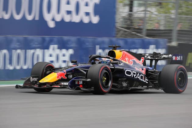 IPA85024649 - (3) Max Verstappen (NED) - Oracle Red Bull Racing - Red Bull RB22 - Red Bull Ford during the Qualify of Formula 1 AWS Canadian Grand Prix 2026 at Circuit Gilles Villeneuve in Montreal, Canada. Round 7 of the 2026 FIA Formula One World Championship, WM, Weltmeisterschaft held May 22-24, 2026. The Circuit Gilles Villeneuve on Ile Notre-Dame in Montreal, named after the legendary Ferrari driver, hosts the Sprint format for the seventh round. This event weekend features the F1 Sprint format, with a Sprint Shootout and Sprint Race in addition to the standard qualifying session and Grand Prix. during Formula 1 AWS Canadian Grand Prix 2026 - Round 7 - Circuit Gilles Villeneuve, Formula 1 Championship in , , May 23 2026  Copyright: xStefanoxFacchin xAlessioxDexMarcox xAvens-images.com AvensImages IPAxSportx xx 85024649