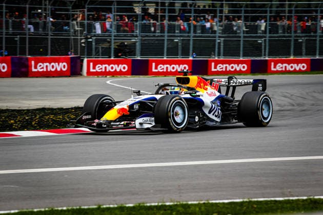 IPA85024898 - (41) Arvid Lindblad (GBR) - Visa Cash App Racing Bulls F1 Team - Racing Bulls VCARB03 - Red Bull Ford during the Sprint Race of Formula 1 AWS Canadian Grand Prix 2026 at Circuit Gilles Villeneuve in Montreal, Canada. Round 7 of the 2026 FIA Formula One World Championship, WM, Weltmeisterschaft held May 22-24, 2026. The Circuit Gilles Villeneuve on Ile Notre-Dame in Montreal, named after the legendary Ferrari driver, hosts the Sprint format for the seventh round. This event weekend features the F1 Sprint format, with a Sprint Shootout and Sprint Race in addition to the standard qualifying session and Grand Prix. during Formula 1 AWS Canadian Grand Prix 2026 - Round 7 - Circuit Gilles Villeneuve, Formula 1 Championship in , , May 23 2026  Copyright: xStefanoxFacchin xAlessioxDexMarcox xAvens-images.com AvensImages IPAxSportx xx 85024898