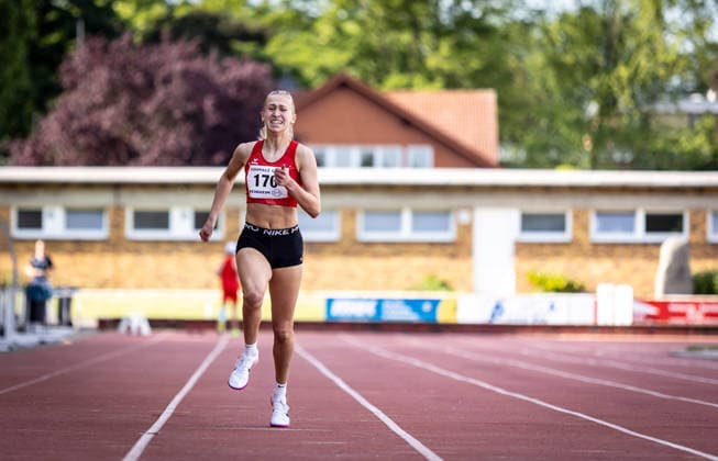 B S Kurpfalz Gala Weinheim, 23 05 2026 Lisa Petri GER TSV Kirchhain in the womens 400m race B S Kurpfalz Gala on 23 05 2026 at the Sepp Herberger Stadium in Weinheim Baden Württemberg Copyright: xBEAUTIFULxSPORTS R.xSchmittx