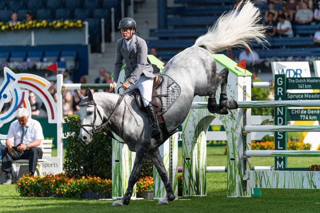 198 Philipp Schulze Topphoff on Cortez FZ (GER) during the TSCHIO 2026 (CHIO 2026) - Prize of Handwerk, Youngster-Tour Final CSIYH1* at the Allianz Park in Aachen, Germany Copyright: xMartinxPitschx xSPPx Sportspressphoto_153573
