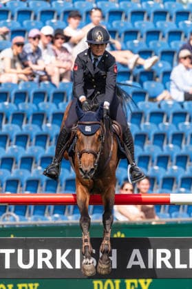 313 Giulia Martinengo Marquet on Call Me D I (ITA) during the TSCHIO 2026 (CHIO 2026) - Prize of Handwerk, Youngster-Tour Final CSIYH1* at the Allianz Park in Aachen, Germany Copyright: xMartinxPitschx xSPPx Sportspressphoto_153575
