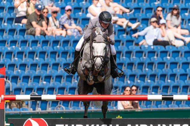 198 Philipp Schulze Topphoff on Cortez FZ (GER) during the TSCHIO 2026 (CHIO 2026) - Prize of Handwerk, Youngster-Tour Final CSIYH1* at the Allianz Park in Aachen, Germany Copyright: xMartinxPitschx xSPPx Sportspressphoto_153584