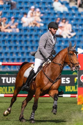 266 Christian Kukuk on Esi Romeo (GER) during the TSCHIO 2026 (CHIO 2026) - Prize of Handwerk, Youngster-Tour Final CSIYH1* at the Allianz Park in Aachen, Germany Copyright: xMartinxPitschx xSPPx Sportspressphoto_153588