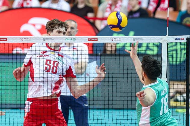 Katowice 24.05.2026 Friendly volleyball match between Poland and Bulgaria on May 24, 2026, in Katowice, Poland --- Mecz towarzyski w siatkowce pomiedzy Polska - Bulgaria Nz. Bartosz Zych Fot. Michal Chwieduk Arena Akcji NEWSPIX.PL --- newspix.pl 