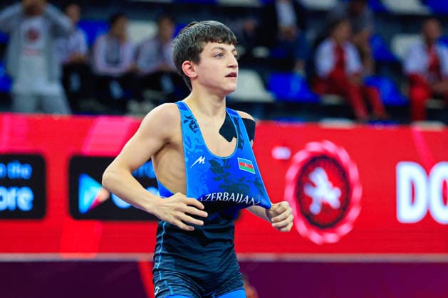 U15 Wrestling European Championships 38kg FS Yusuf Abdullayev AZE Copyright: xKostadinxAndonov xUnitedxWorldxWrestlingx Kostadin Andonov United World Wrestling