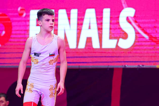U15 Wrestling European Championships 41kg FS Simeon Radoslavov Velikov BUL Copyright: xKostadinxAndonov xUnitedxWorldxWrestlingx Kostadin Andonov United World Wrestling