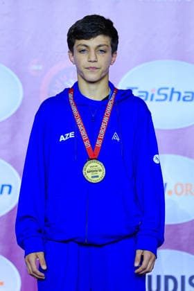 U15 Wrestling European Championships Podium 38kg FS Gold Yusuf Abdullayev AZE Copyright: xKostadinxAndonov xUnitedxWorldxWrestlingx Kostadin Andonov United World Wrestling