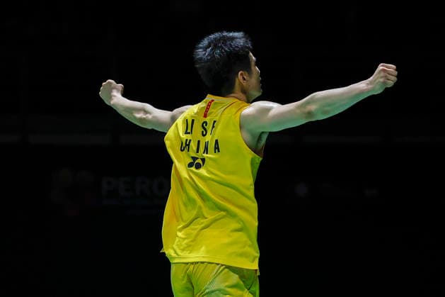 May 24, 2026, Kuala Lumpur, Malaysia: Li Shi Feng of China celebrates after victory against Panitchaphon Teeraratsakul of Thailand (not in view) in the Men s Singles Final during the Perodua Malaysia Masters 2026 at Unifi Arena. Li Shi Feng won with scores; 21 21 : 16 17 Kuala Lumpur Malaysia - ZUMAs197 20260524_aaa_s197_004 Copyright: xWongxFokxLoyx