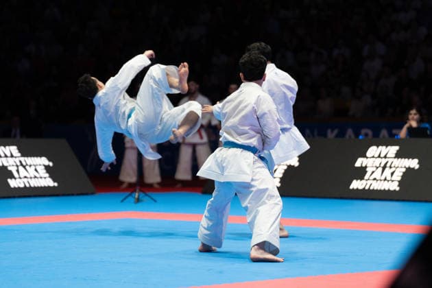 23 05 2026, xhfmx, Karate EKF Senior Championships 2026, Final Men Team Kata Turkey vs Italy DFL DFB REGULATIONS PROHIBIT ANY USE OF PHOTOGRAPHS as IMAGE SEQUENCES and or QUASI VIDEO Frankfurt