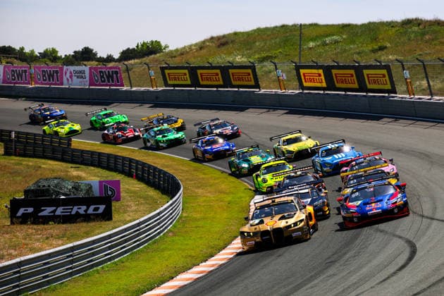 DTM, 3. + 4. Rennen Zandvoort 2026 3 BMW M4 GT3 Evo, Schubert Motorsport: Kelvin van der Linde, 69 Ferrari 296 GT3 EVO, EMIL FREY RACING: Thierry Vermeulen- picture by Gruppe C Photography Zandvoort Circuit Park Zandvoort Netherlands Copyright: xGruppexCxPhotographyx