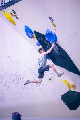 24 05 2026 Climbing Bouldering World Climbing Series Bern 2026 Semifinals Men Thorben Perry Bloem GER Bern Bern Expo Switzerland