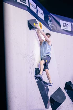24 05 2026 Climbing Bouldering World Climbing Series Bern 2026 Semifinals Men Thorben Perry Bloem GER Bern Bern Expo Switzerland