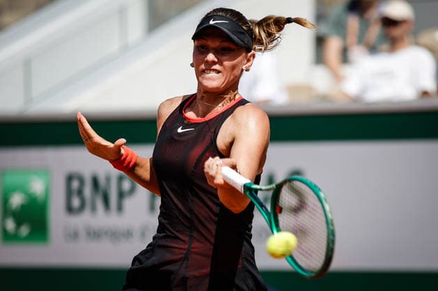 May 24, 2026, Paris, France, France: Oksana SELEKHMETEVA of Spain during the first day of the Roland-Garros 2026, French Open 2026, Grand Slam tennis tournament at Roland-Garros Stadium on May 24, 2026 in Paris, France. Roland Garros 2026 - Day 1  - ZUMAm308 20260524_zsp_m308_008 Copyright: xMatthieuxMirvillex