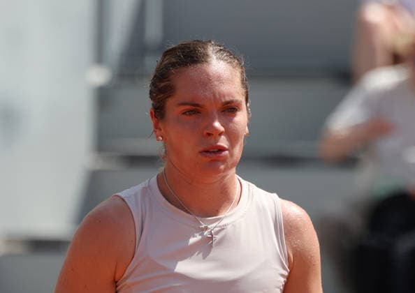 May 24, 2026, Paris, Ile De France, Francja: CATY MCNALLY of USA during the match against A.Tomljanovic of Australia in the first round of tennis tournament Roland Garros, Paris, France. McNally won 3:6, 7:6 (7-5), 6:3 Tennis, Roland Garros 2026 - Caty McNally 3:6, 7:6 (7-5), 6:3  - ZUMAc278 20260524_zsp_c278_035 Copyright: xMarcinxCholewinskix