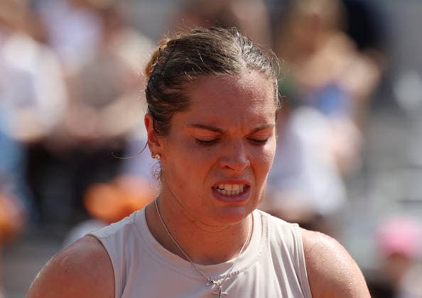 May 24, 2026, Paris, Ile De France, Francja: CATY MCNALLY of USA during the match against A.Tomljanovic of Australia in the first round of tennis tournament Roland Garros, Paris, France. McNally won 3:6, 7:6 (7-5), 6:3 Tennis, Roland Garros 2026 - Caty McNally 3:6, 7:6 (7-5), 6:3  - ZUMAc278 20260524_zsp_c278_036 Copyright: xMarcinxCholewinskix