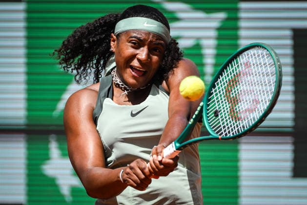 May 24, 2026, Paris, France, France: Hailey BAPTISTE of United States during the first day of the Roland-Garros 2026, French Open 2026, Grand Slam tennis tournament at Roland-Garros Stadium on May 24, 2026 in Paris, France. Roland Garros 2026 - Day 1  - ZUMAm308 20260524_zsp_m308_030 Copyright: xMatthieuxMirvillex