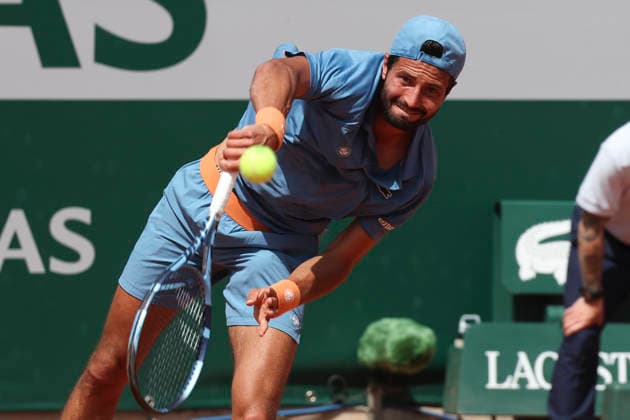 TENNIS : Roland Garros 2026 - 24 05 2026 Titouan Droguet (FRA) Vs Jakub Mensik (CZE) ParisFrance  Copyright: xMichaelxBaucherx