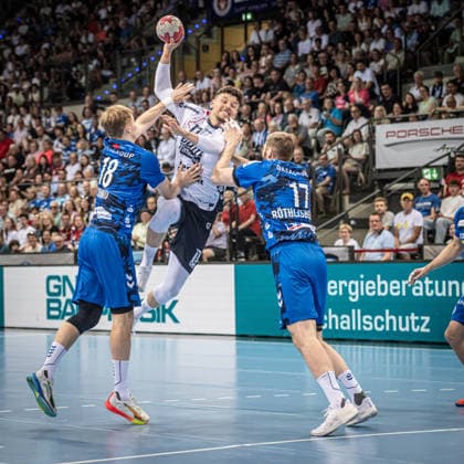 GER, TVB Stuttgart SG Flensburg Handewitt, DAIKIN HBL, Handball, Bundesliga, Matchday 32, Season 2025 2026, 24 05 2026 GER, TVB Stuttgart SG Flensburg Handewitt, DAIKIN HBL, Handball, Bundesliga, Matchday 32, Season 2025 2026, 24 05 2026 Stuttgart Copyright: xSandyxDinkelackerx EP_SDR