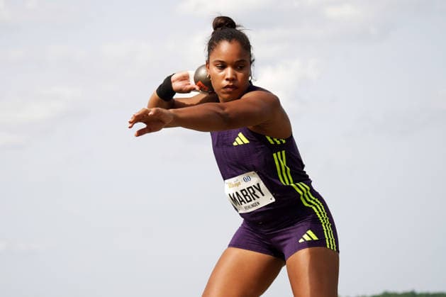 Rehlingen, Leichtathletik, athletics, Track and Field, 61 International Whitsun Sports Festival, 24 05 2026, Bungerstadion Rehlingen Siersburg, shot put women, Yemisi Mabry MTG Mannheim , Germany