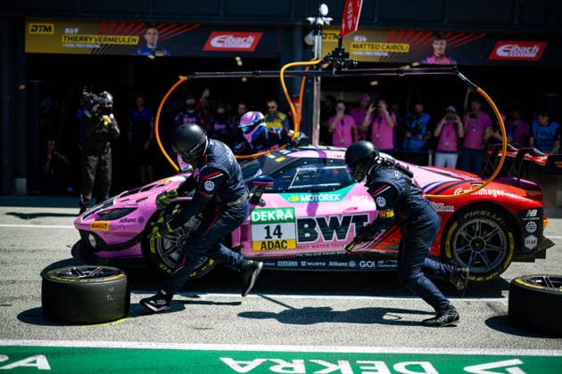 DTM, 3. + 4. Rennen Zandvoort 2026 14 Ferrari 296 GT3 EVO, EMIL FREY RACING: Matteo Cairoli- picture by Gruppe C Photography Zandvoort Circuit Park Zandvoort Noord-Holland Netherlands Copyright: xGruppexCxPhotographyx