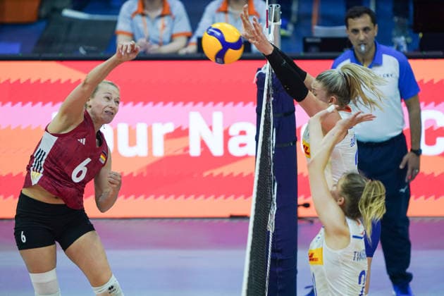 Volleyball, Women, International match, Germany - Netherlands