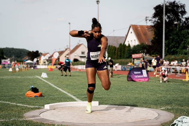 Yemisi Mabry MTG Mannheim, 93, shot put women , GER, Leichtathletik, Athletics, Pfingstsportfest, Rehlingen, 24 05 2026, GER, Leichtathletik, Athletics, Pfingstsportfest, Rehlingen, 24 05 2026 Rehlingen Copyright: xStefanxMayerx EP_SMR