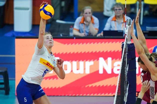 2026-05-24 Netherlands v Germany - Four Nations Cup APELDOORN, NETHERLANDS - MAY 24: Jolien Knollema of The Netherlands during the Four Nations Cup match between Netherlands and Germany at Omnisport on May 24, 2026 in Apeldoorn, Netherlands. Apeldoorn Omnisport Netherlands Content not available for redistribution in The Netherlands directly or indirectly through any third parties. Copyright: xAndrexWeeningx