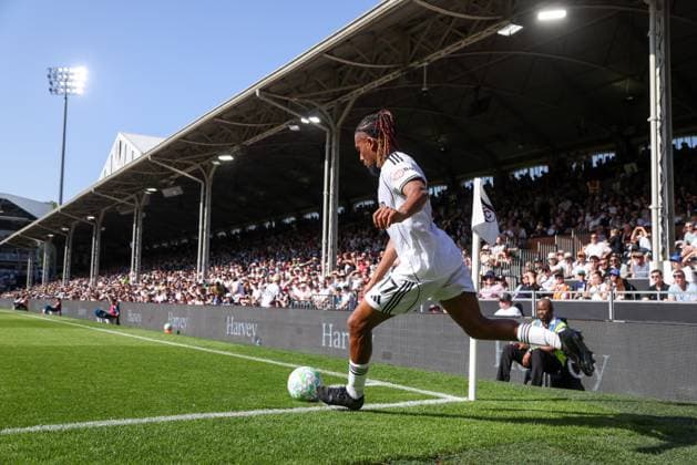 Alex Iwobi of Fulham taking a corner kick Fulham v Newcastle United, Premier League, Football, Craven Cottage, London, UK - 24 May 2026London Craven Cottage United Kingdom EDITORIAL USE ONLY No use with unauthorised audio, video, data, fixture lists, club league logos or live services. Online in-match use limited to 120 images, no video emulation. No use in betting, games or single club league player publications.  Copyright: xMattxImpey Shutterstockx 16889842cv