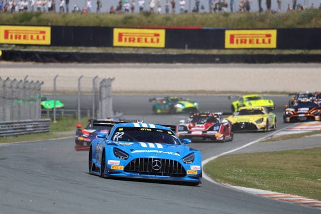 Start Race 1 Saturday with 22 Lucas Auer AUT , Mercedes AMG GT3, Team AMG Team Landgraf GER in front NLD, Motorsport, DTM 2026, Race 3, Circuit Zandvoort, Zandvoort, Netherlands, 23 05 2026 NLD, Motorsport, DTM 2026, Race 3, Circuit Zandvoort, Zandvoort, Netherlands, 23 05 2026 Zandvoort Copyright: xEibner-Pressefoto JuergenxAugstx EP_JAT
