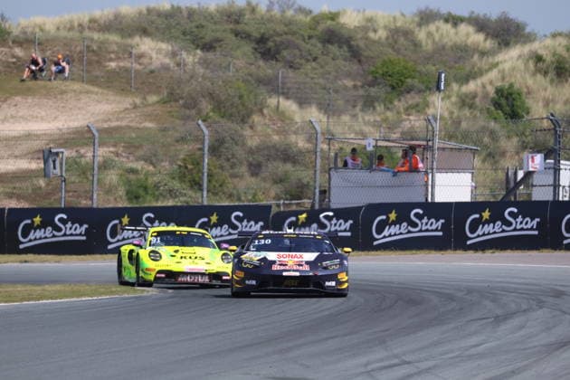 130 Luca Engstler GER ,Lamborghini Temerario GT3, Team Red Bull by Abt GER NLD, Motorsport, DTM 2026, Race 3, Circuit Zandvoort, Zandvoort, Netherlands, 23 05 2026 NLD, Motorsport, DTM 2026, Race 3, Circuit Zandvoort, Zandvoort, Netherlands, 23 05 2026 Zandvoort Copyright: xEibner-Pressefoto JuergenxAugstx EP_JAT